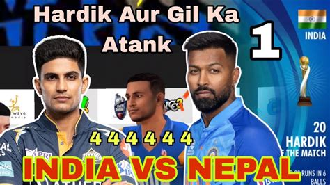 India Vs Nepal Blitz Cup Cricket Game Play Wcc Game Play