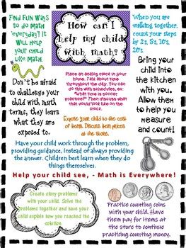 Math tip sheet by Noggins and Noodles | TPT