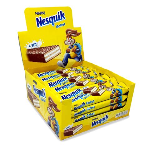 Nestle Nesquik Wafer Milk Chocolate 26 7g Box 30 Pieces Snack Town