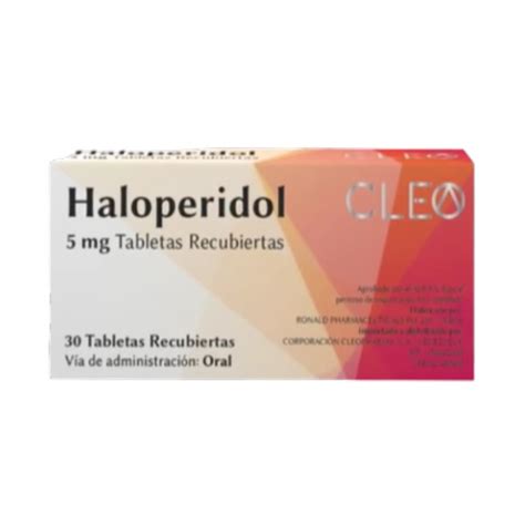 Haloperidol 5mg X 30 Tabletas Cleo Pharma Farmadon La Farmacia De