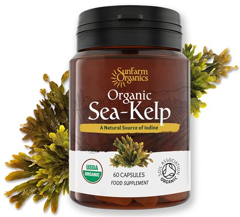 Certified Organic Iodine From 500mg Kelp Giving 385mcg Iodine Per