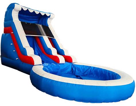 Inflatable Water Slide With Small Pool - In Stock – inflatableisland.co