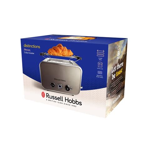 Russell Hobbs Brödrost Distinctions 2S Toaster Titanium 26432 56