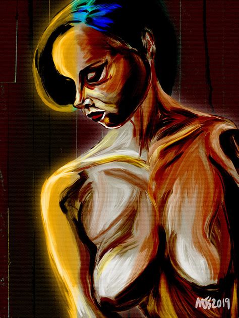 Brown Nude Digital Art By Michael Kallstrom Fine Art America