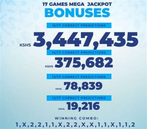 Sportpesa Mega Jackpot Pro Result And Bonuses For 13 14 15 16 And 17