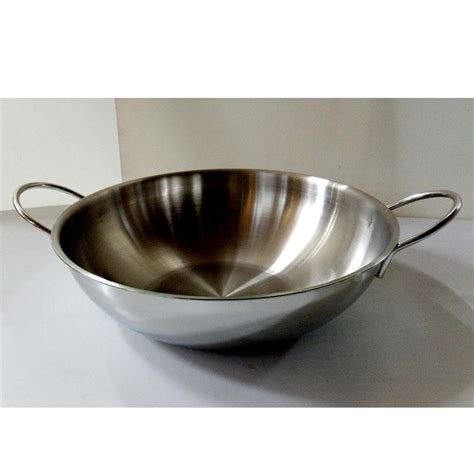 Stainless Steel Wok High Quality Kuali Stainless Steel Bertangkai