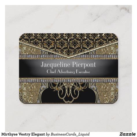 Mirthyse Vestry Elegant Business Card Zazzle Elegant Business Cards