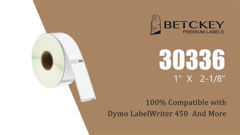 Betckey Compatible DYMO 30336 1 X 2 1 8 Multipurpose Barcode