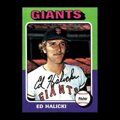 Ed Halicki Topps Rookie San Francisco Giants Gm R Ebay