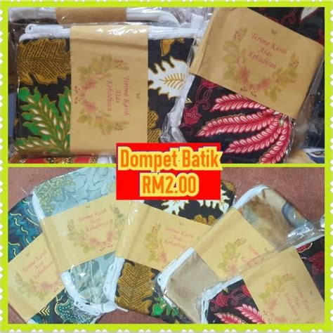 dompet batik pouch  zip doorgift batik lazada