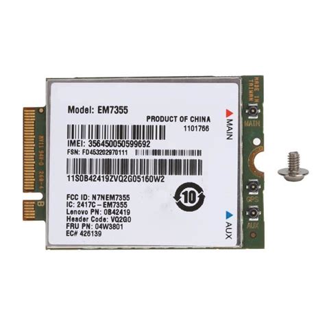 Fdit Carte sans fil Carte WiFi Adaptateur réseau sans fil pour ThinkPad