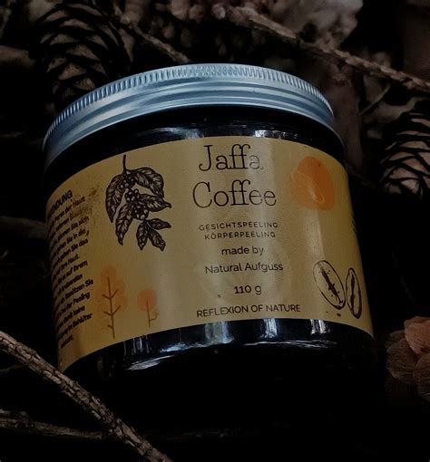 Jaffa Coffee Face Peeling Natural Aufguss