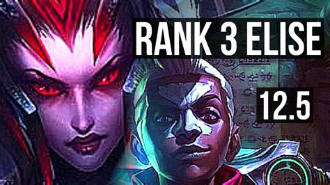 ELISE Vs EKKO JNG Rank 3 Elise 12 3 8 Godlike 300 Games EUW