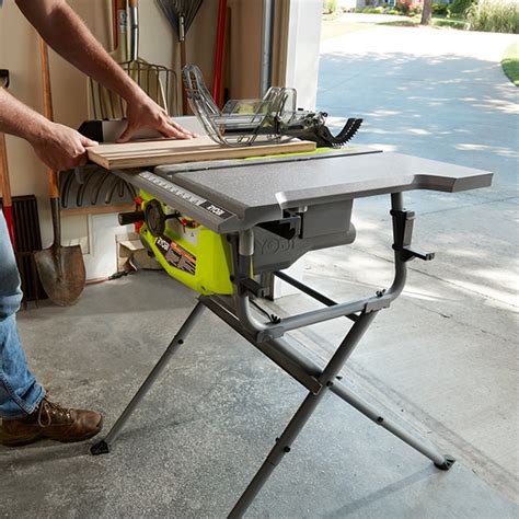 10 Table Saw With Folding Stand Ryobi Tools