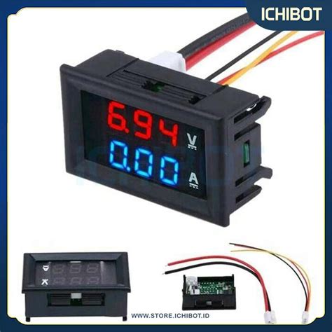 Voltmeter Dan Amperemeter Digital 10A 0 100V DC ICHIBOT STORE