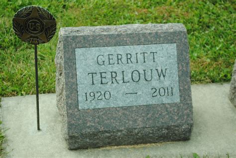 Gerritt Terlouw 1920 2011 Mémorial Find a Grave