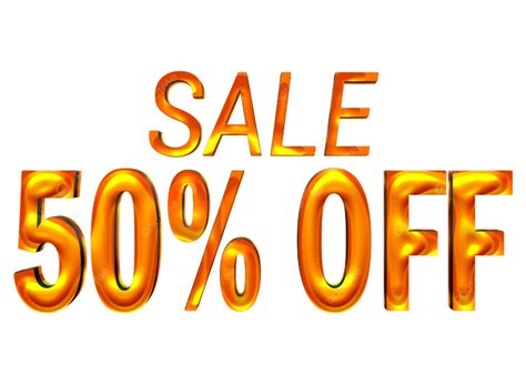 Sale Golden 50 Percent Off, Discount 50 Percent Off, Number 50, 50