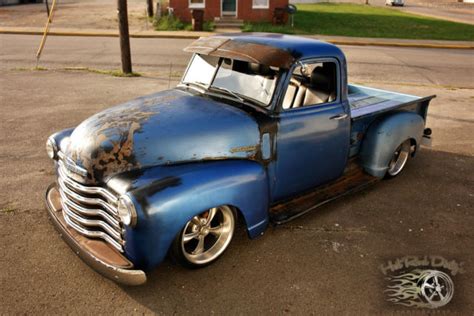 Chevy Hot Rat Street Rod Pro Touring Restomod Air Ride Bagged Patina