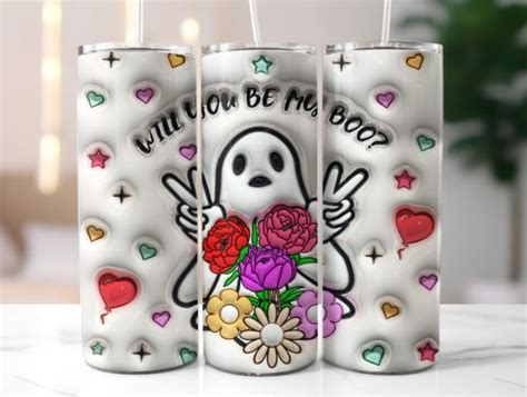 D Inflated Valentines Day Tumbler Wrap Graphic By Theruralartisan