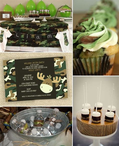 Pin By Chloee Kiseki On Baby Shower Ideas Camouflage Baby Shower