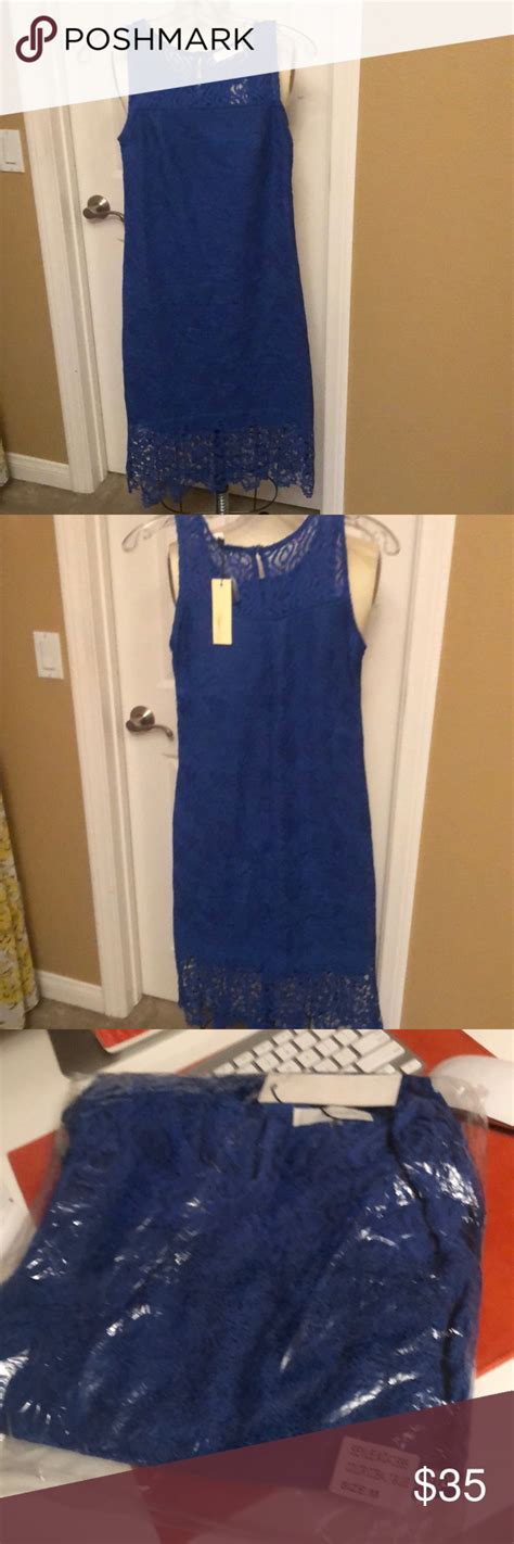 Royal Blue Sleeveless Lace Dress Sugarlips Dress