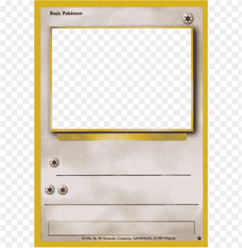 Printable Blank Pokemon Card Template