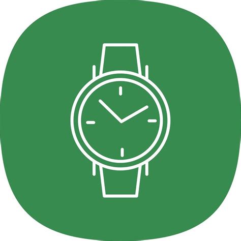 Wristwatch Line Curve Icon 42825653 Vector Art At Vecteezy