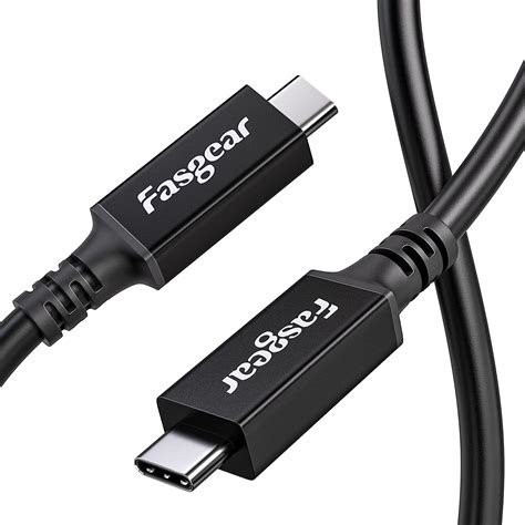 Fasgear USB 4 Cable 8 2ft Long 40Gbps USB C To Type C Cable 8K 60Hz