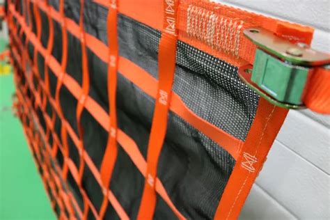 48 Tall Loading Dock Safety Net With Debris Liner Shop Safety Nets