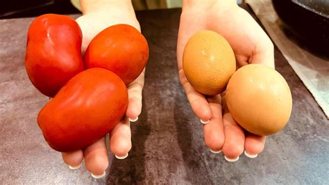 Ich Habe Noch Nie So Leckere Eier Mit Tomaten Gegessen Das Einfachste