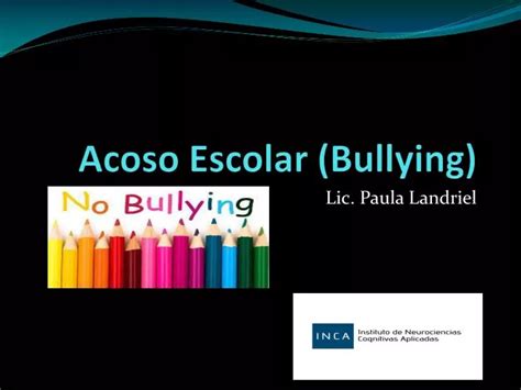 Ppt Acoso Escolar Bullying Powerpoint Presentation Free Download