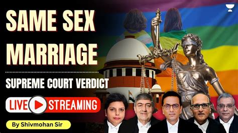 Same Sex Marriage Verdict By Supreme Court India Cji Dy Chandrachud