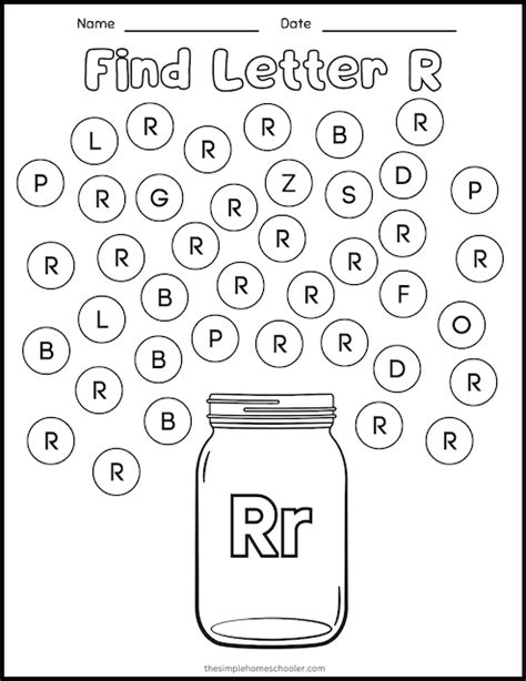 15 Letter R Worksheets Free And Easy Print The Simple Homeschooler Worksheets Library