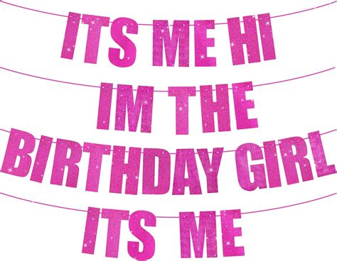 Amazon Gifloon Pre Strung Its Me Hi Im The Birthday Girl Its Me