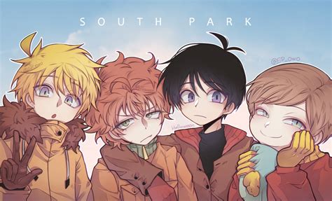 South Park ♥ Cartoon Anime Art South Park Anime South Park Fanart Kyle South Park Creek