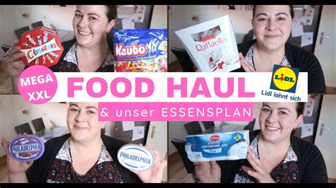 Xxxl Lidl Food Haul Familien Wocheneinkauf F R Personen