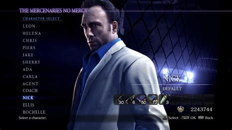 Resident Evil 6 The Mercenaries Nick Rooftop Mission No Mercy Full