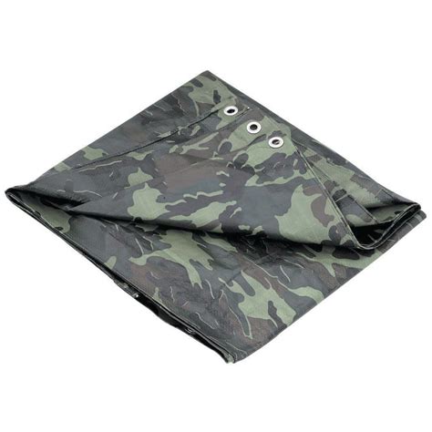 7 ft. 4 in. x 9 ft. 6 in. Camouflage All-Purpose/Weather-Resistant Tarp