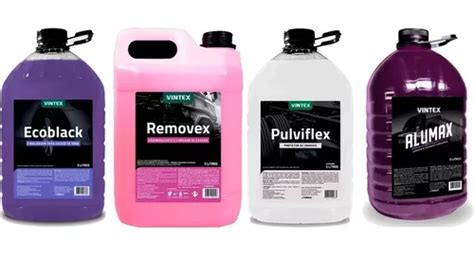 Kit Alumax 5l Removex 5l Pulviflex 5l Ecoblack 5l Vonixx