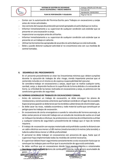 Plan De Perforaci N Y Voladura Pdf