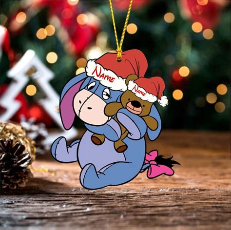 Personalized Eeyore Ornament Christmas Eeyore Ornament - Etsy