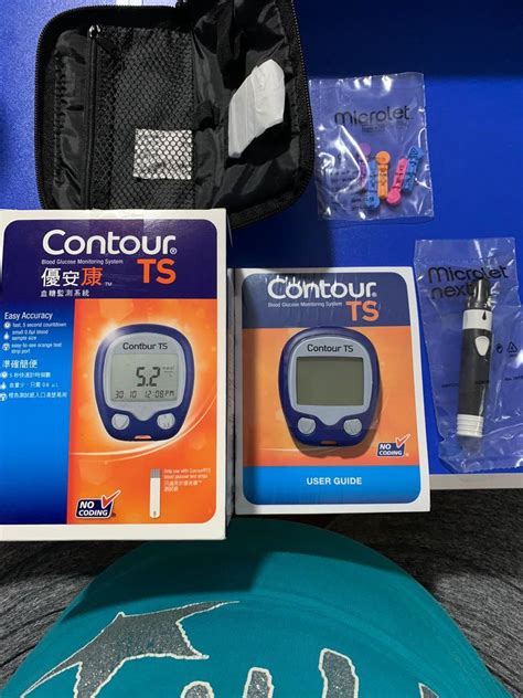 Contour TS Blood Glucose Monitoring System Health Nutrition Health