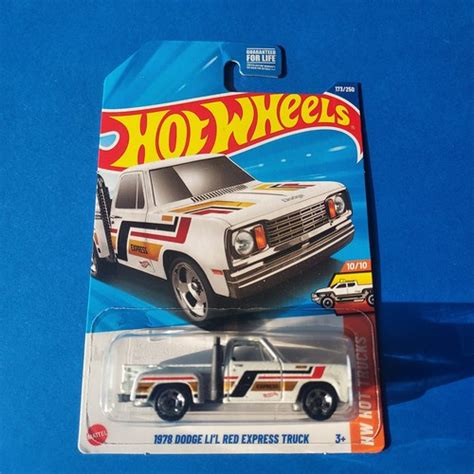 Hot Wheels Dodge Lil Red Express Truck White HW Hot
