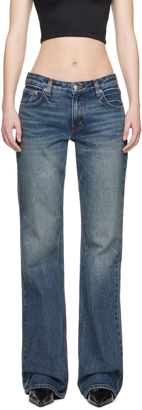 Rhude SSENSE Exclusive Blue Jeans SSENSE