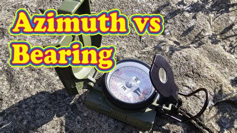 Azimuth Vs Bearing There Is A Difference YouTube