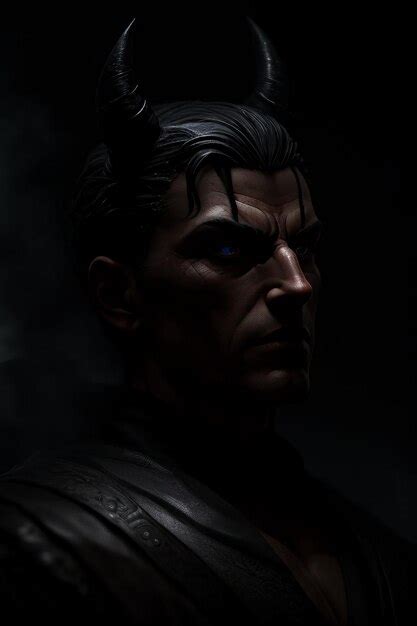 Premium Photo | A dark portrait of a character from the game mortal kombat