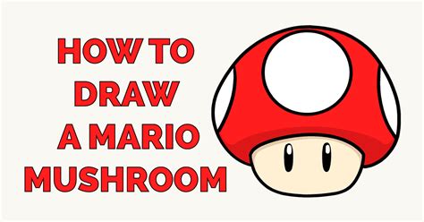 Mario Mushroom Drawing