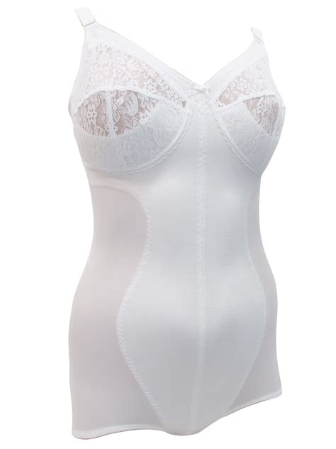 Naturana Naturana White Soft Cup Firm Control Floral Lace