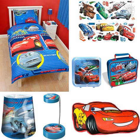 Disney Cars Bedroom Accessories Bedding Stickers Lighting Furniture