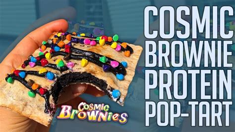 Cosmic Brownie Protein Pop Tart Only 150 Cals Youtube